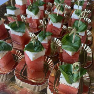 Spiesje feta / watermeloen / munt