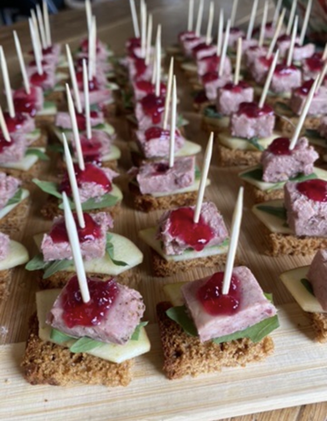 Peperkoek / paté / uienconfituur